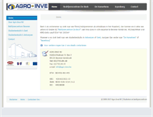 Tablet Screenshot of agro-inve.be